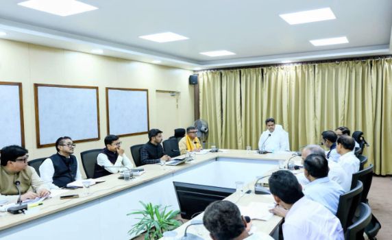 Tripura CM reviews various works under Power department at TIFT, Agartala.